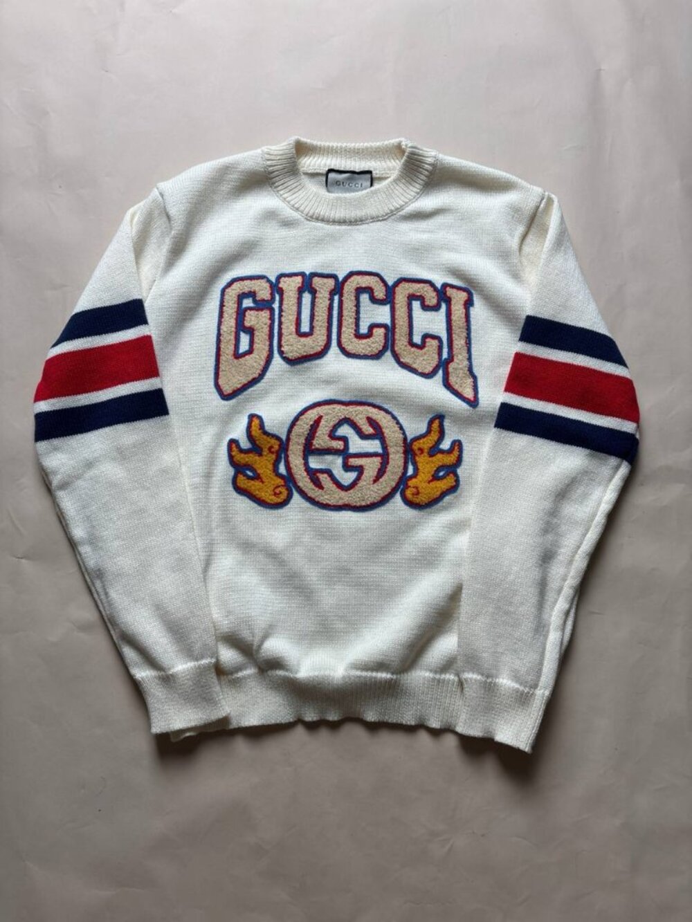 Gucci Crewneck Sweater M White